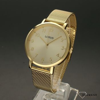 Zegarek damski LORUS 'Złota klasyka' RG278UX9. Japońskie zegarki znane są z wysokiej jakości wykonania i zastosowania w nich wielu nowoczesnych technologii (3).jpg
