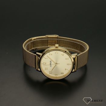Zegarek damski LORUS 'Złota klasyka' RG278UX9. Japońskie zegarki znane są z wysokiej jakości wykonania i zastosowania w nich wielu nowoczesnych technologii (4).jpg