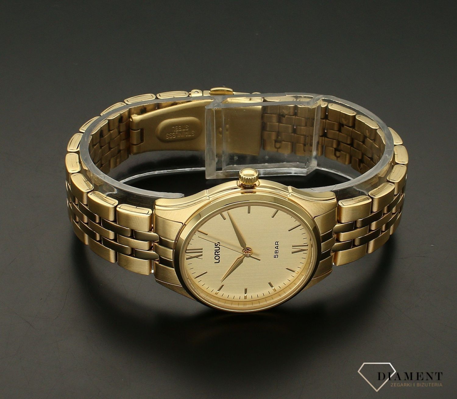 Zegarek damski złoty Lorus 'Ponadczasowy klasyk' RG278VX9.jpg