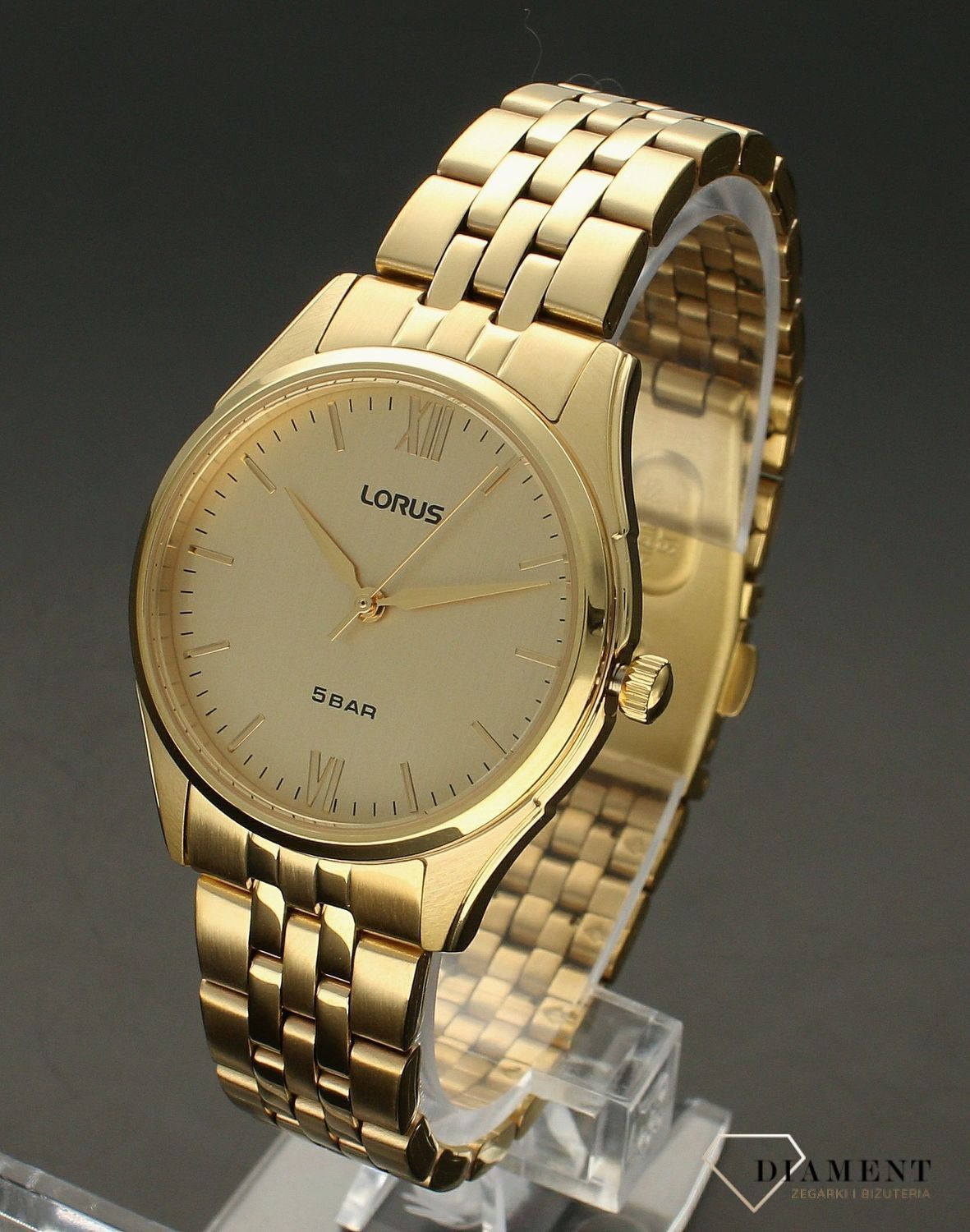 Zegarek damski złoty Lorus 'Ponadczasowy klasyk' RG278VX9.jpg