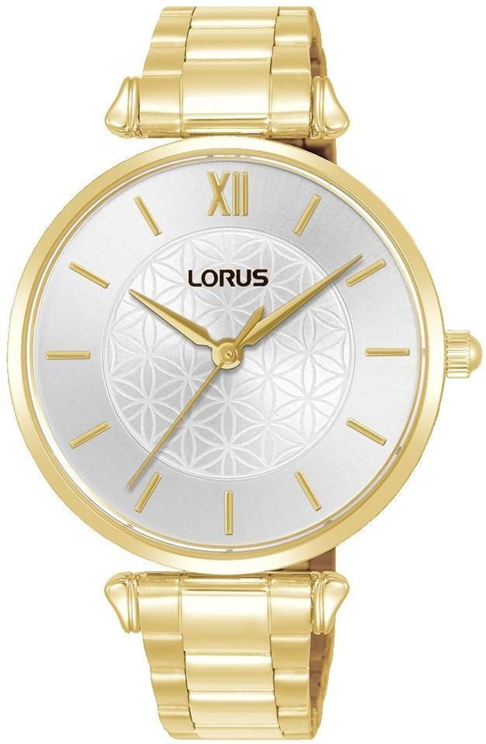 Zegarek damski Lorus Classic RG280YX9 – złoty zegarek na stalowej bransolecie.jpg