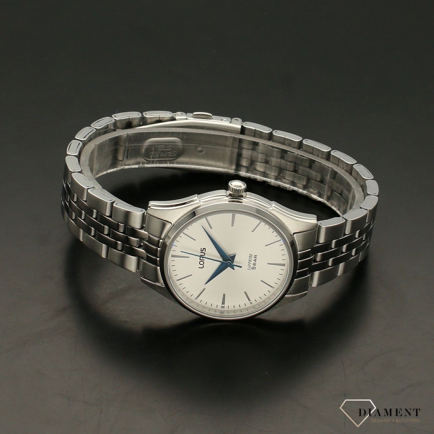 Zegarek damski na bransolecie Lorus z szafirowym szkłem RG281SX9.webp