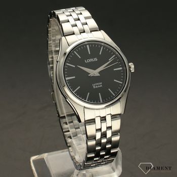 Zegarek damski na bransolecie Lorus z szafirowym szkłem i czarną tarczą RG283SX9 (1).jpg