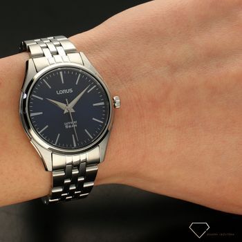 Zegarek damski na bransolecie Lorus z niebieską tarczą RG285SX9 (9).jpg