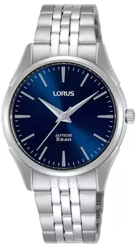 Zegarek damski na bransolecie Lorus z niebieską tarczą RG285SX9.webp