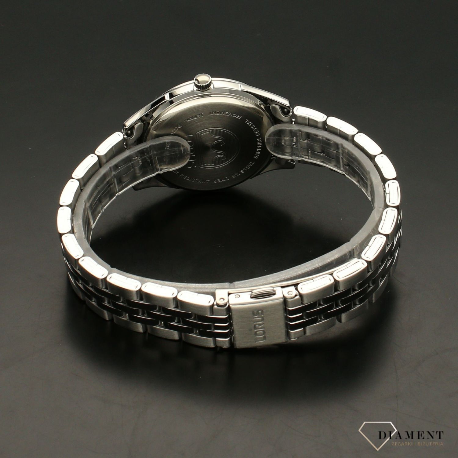 Zegarek damski na bransolecie Lorus z niebieską tarczą RG285SX9.webp