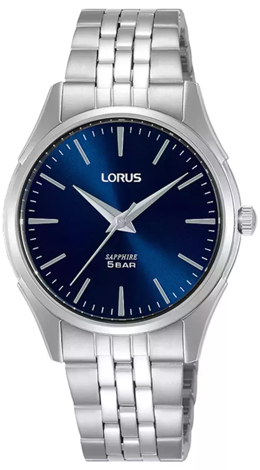 Zegarek damski na bransolecie Lorus z niebieską tarczą RG285SX9.webp