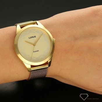 Zegarek damski na bransolecie Lorus RG286TX9 w kolorze złota. Piękny zegarek będzie idealny jako prezent dla mamy albo prezent dla dziewczyny.  (5).jpg