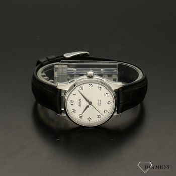 Zegarek damski na czarnym pasku Lorus RG287SX9 ze srebrną tarcza i czarnymi cyframi. Czytelny zegarek na prezent dla babci lub mamy (3).jpg