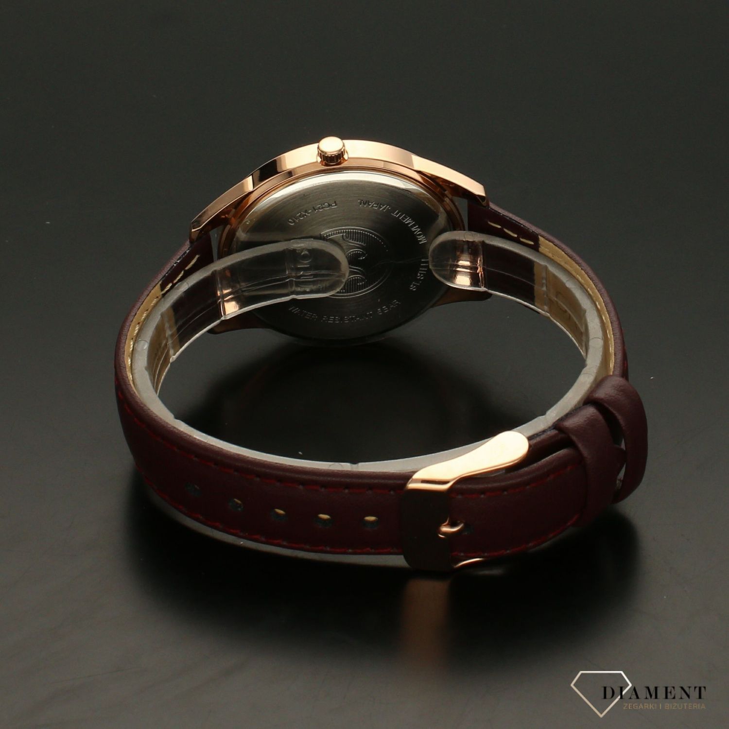 Zegarek damski na bordowym pasku Lorus RG288TX9.jpg