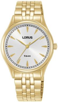 Zegarek damski Lorus Fashion RG296YX9 złoty z jasną tarczą na bransolecied.jpg