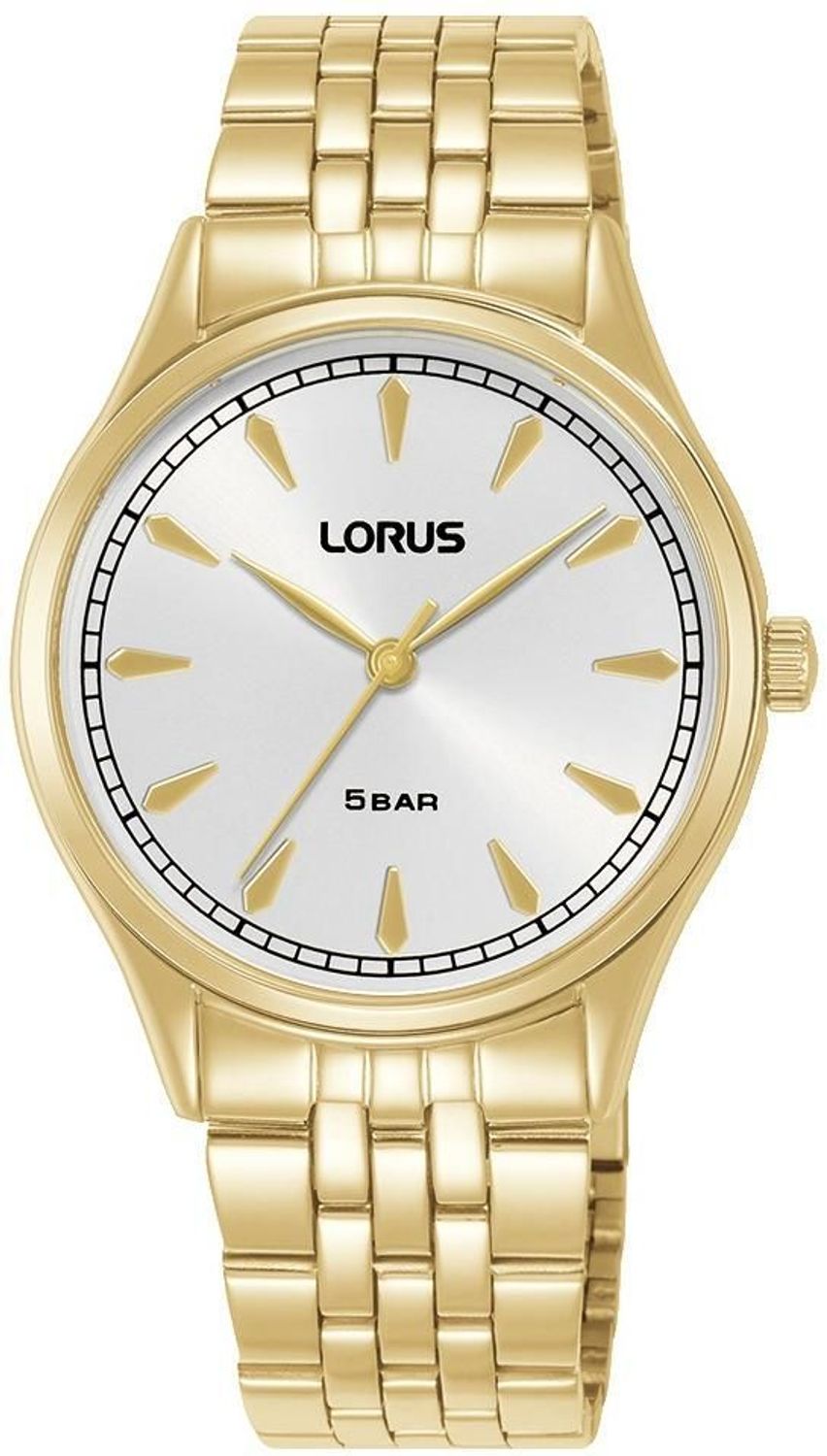 Zegarek damski Lorus Fashion RG296YX9 złoty z jasną tarczą na bransolecied.jpg
