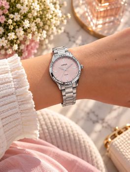 Lorus RG299YX9 – damski zegarek srebrny z różową tarczą 33 mm (1).jpg