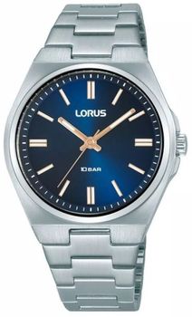 Zegarek damski Lorus RG303XX9 – granatowa tarcza, stalowa bransoleta, wodoszczelny 100M.jpg