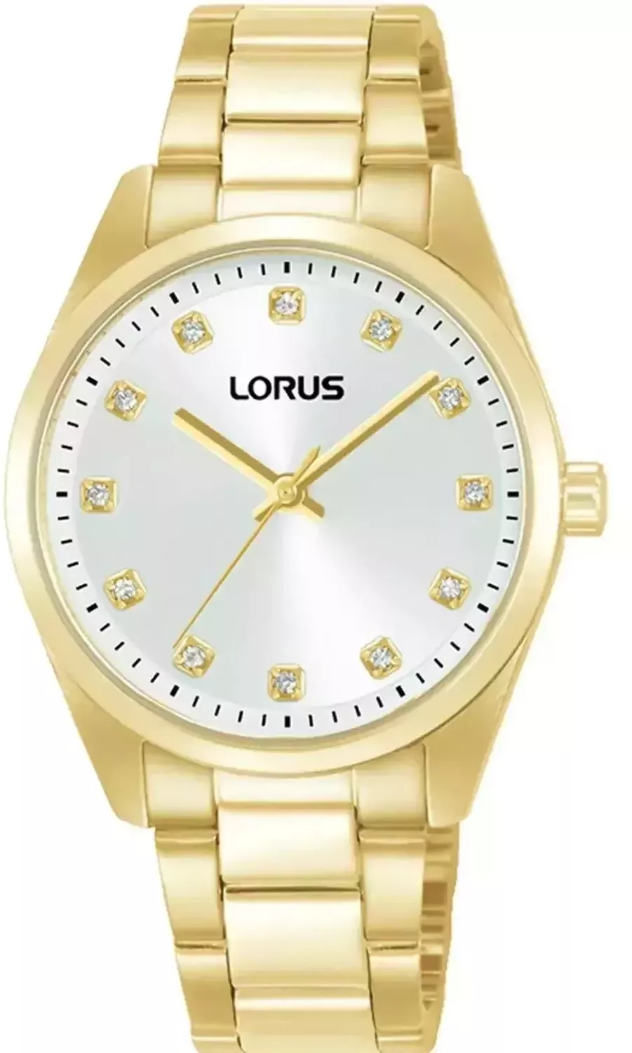 Zegarek damski złoty Lorus 'Ponadczasowy klasyk'. Zegarek damski w stylu minimalistycznym, który swoim wyglądem sprawia, że jest ponadczasowy.1.webp