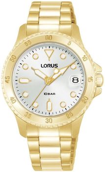 Zegarek damski Lorus Classic RG816DX9 – złoty klasyczny zegarek na bransolecie z datownikiem.jpg