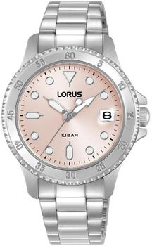 Zegarek Lorus Classic Lady RG817DX9 zegarek damski z różową tarczą i stalową bransoletą.jpg