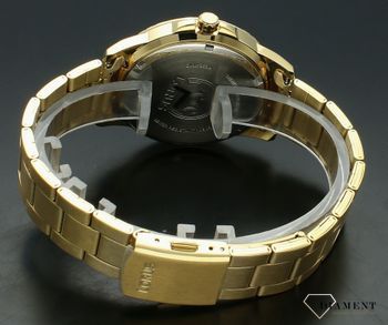 Zegarek męski Lorus na złotej bransolecie RH362AX9 falowana tarcz (1).jpg