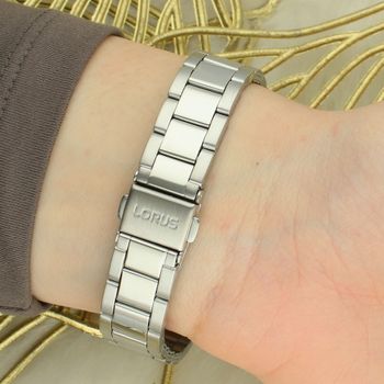 Lorus RH739BX9 – Klasyczny zegarek damski na stalowej bransolecie zapięcie.jpg