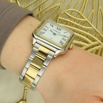 Lorus RH741BX9 – Klasyczny damski zegarek z bransoletą PVD srebrno-złoty.jpg