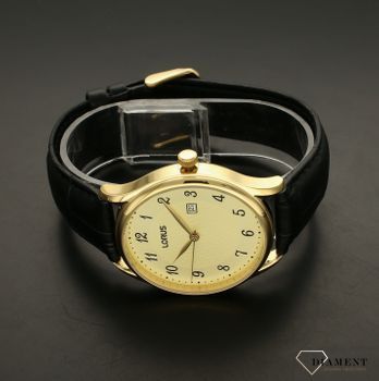 Zegarek męski klasyczny Lorus RH908PX9. Zegarek męski klasyczny Lorus to klasyczny model z odpornym na zarysowania szkłem. Kwarcowy mechanizm japoński w zegarku Lorus mieści się w stalowej, wytrzymałej kopercie (4).jpg
