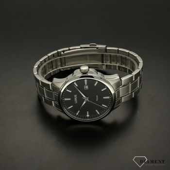 Zegarek męski na bransolecie z czarną tarczą Lorus RH917MX9 (3).jpg