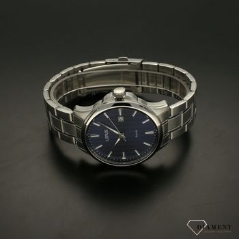 Zegarek męski na bransolecie stalowej z klasyczną z niebieską tarczą w wyraźnymi cyframi Lorus RH919MX9 ✓ (3).jpg