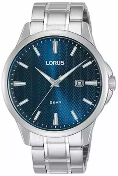 Zegarek męski na bransolecie z niebieską tarczą Lorus RH919MX9.webp