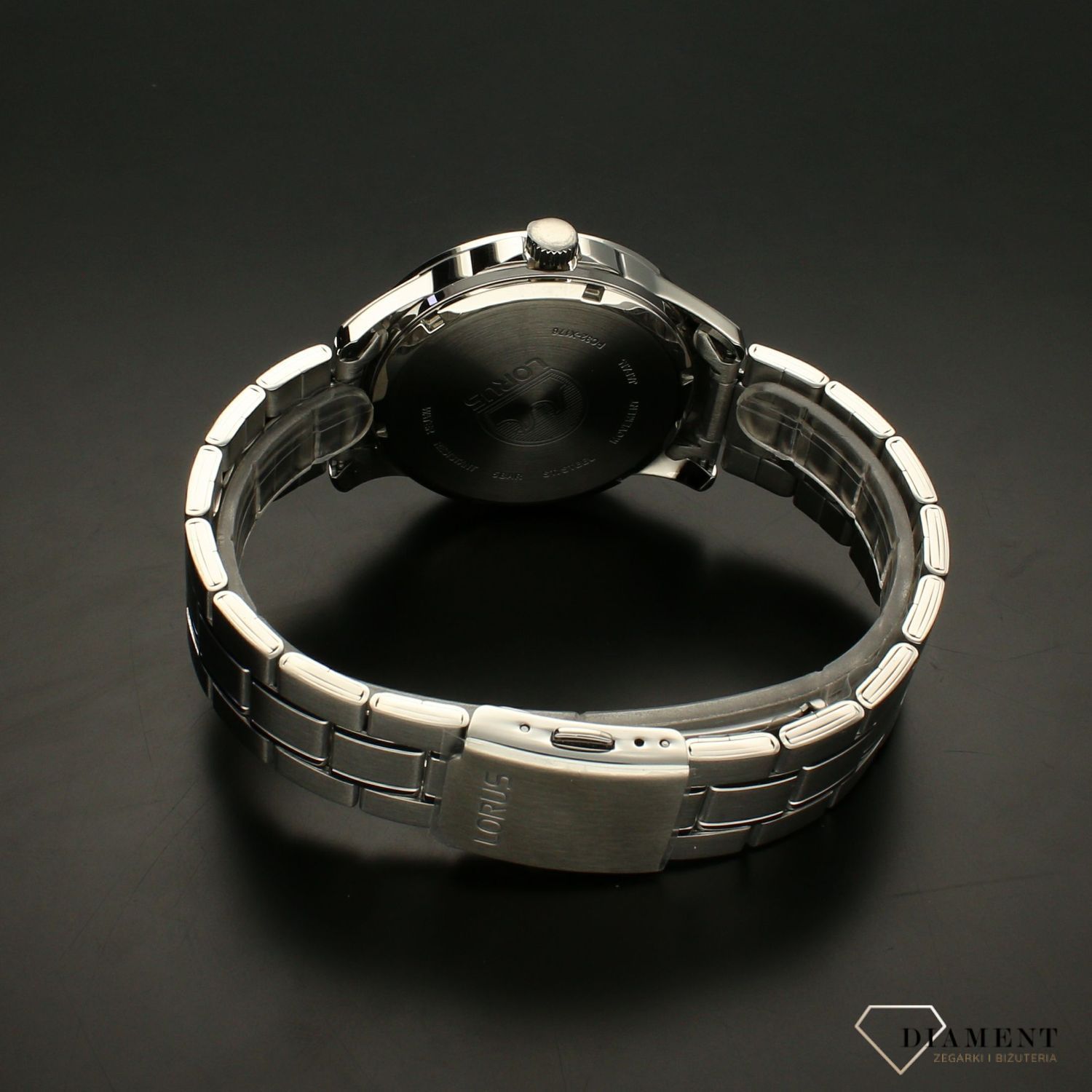 Zegarek męski na bransolecie z niebieską tarczą Lorus RH919MX9.webp