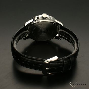 Zegarek męski Lorus RH925MX9 na czarnym pasku skórzanym z szarą tarczą Lorus ✓ (4).jpg
