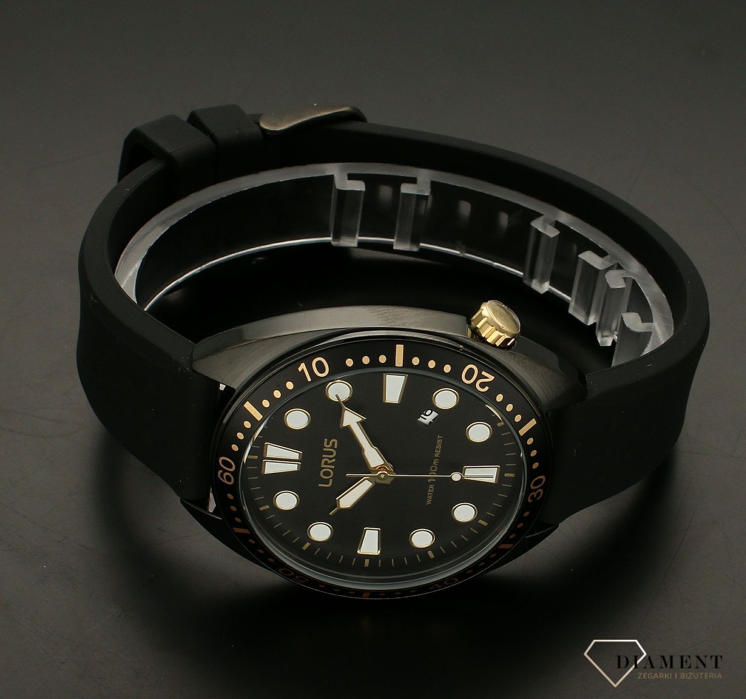 Zegarek męski Lorus Sport RH927LX9 gumowy pasek. Zegarek męski na gumowym pasku. Męski zegarek firmy Lorus. Zegarek sportowy. Idealny zegarek męski Lorus na prezent. Grawer na zegarku..jpg