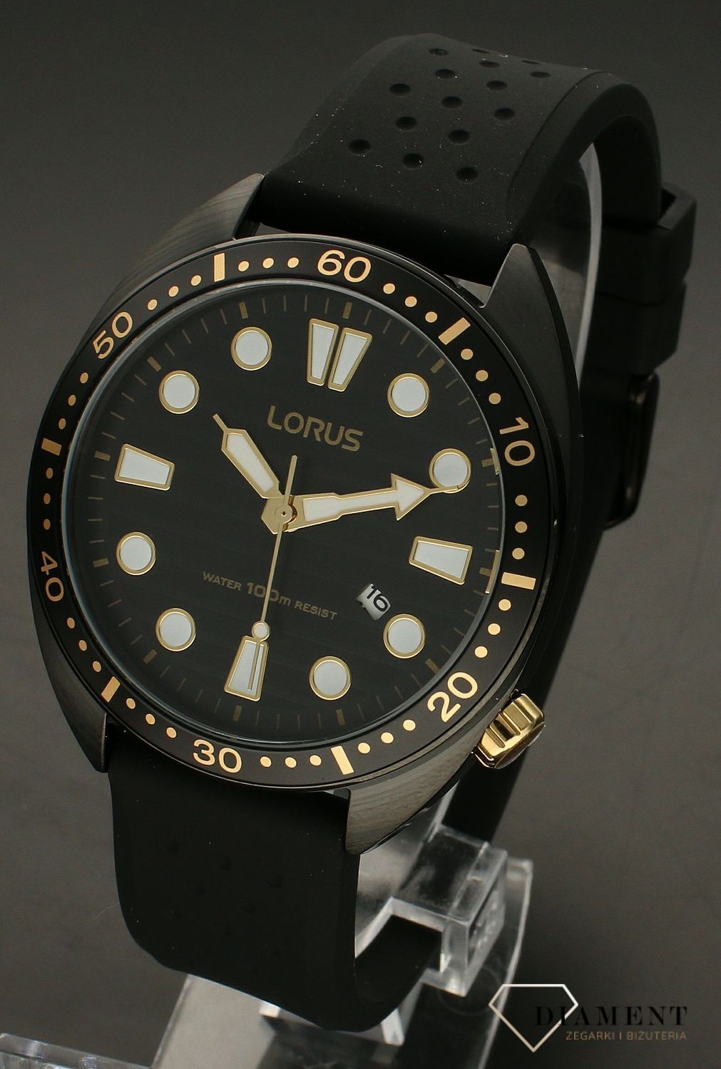 Zegarek męski Lorus Sport RH927LX9 gumowy pasek. Zegarek męski na gumowym pasku. Męski zegarek firmy Lorus. Zegarek sportowy. Idealny zegarek męski Lorus na prezent. Grawer na zegarku..jpg