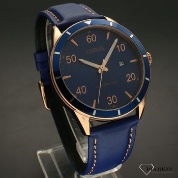 Zegarek męski na niebieskim pasku ⌚  Lorus Chronograph RH928KX9. ✓Zegarki męskie ✓  (1).jpg