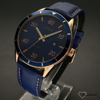 Zegarek męski na niebieskim pasku ⌚  Lorus Chronograph RH928KX9. ✓Zegarki męskie ✓  (2).jpg