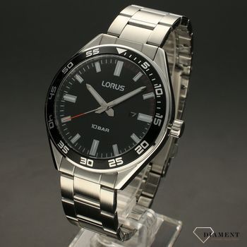 Zegarek ⌚ męski na bransolecie Lorus RH939NX9 z czarną tarczą to zegarek wodoszczelny (2).jpg
