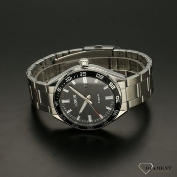 Zegarek ⌚ męski na bransolecie Lorus RH939NX9 z czarną tarczą to zegarek wodoszczelny (3).jpg