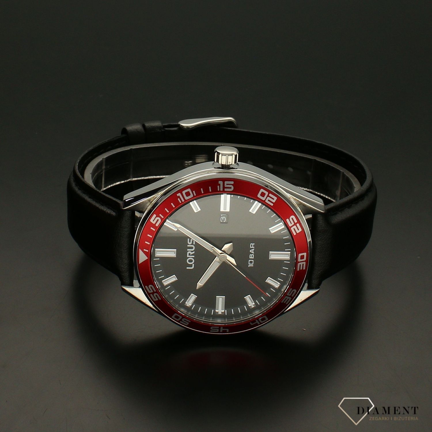 Zegarek męski Classic LORUS Czarny pasek RH941NX9.jpg