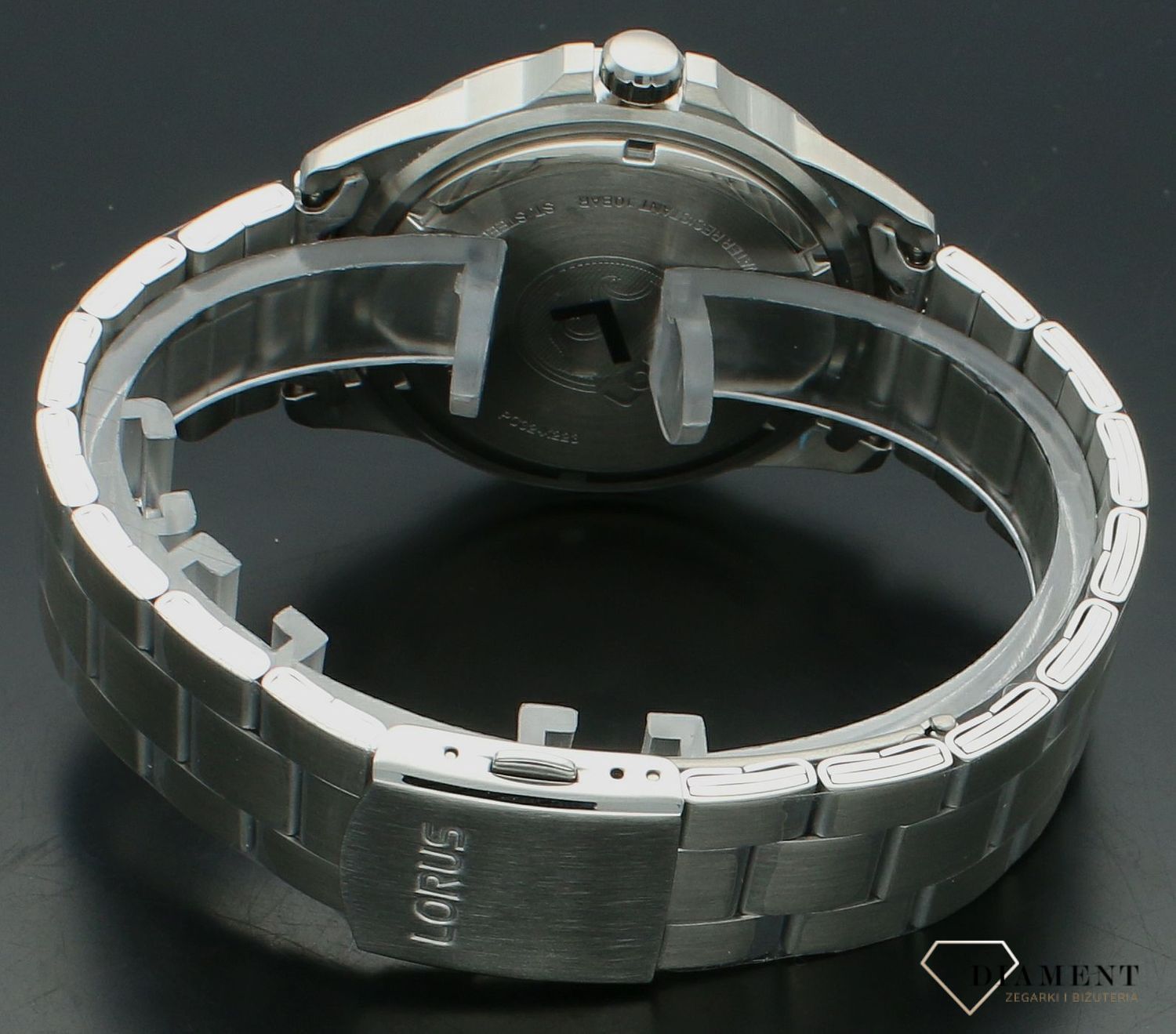 Zegarek męski Lorus Classic na bransolecie RH941QX9. Zegarek męski na bransolecie. Zegarek Lorus z granatową tarczą. Klasyczny zegarek męski Lorus. Zegarek męski idealny na prezent..jpg