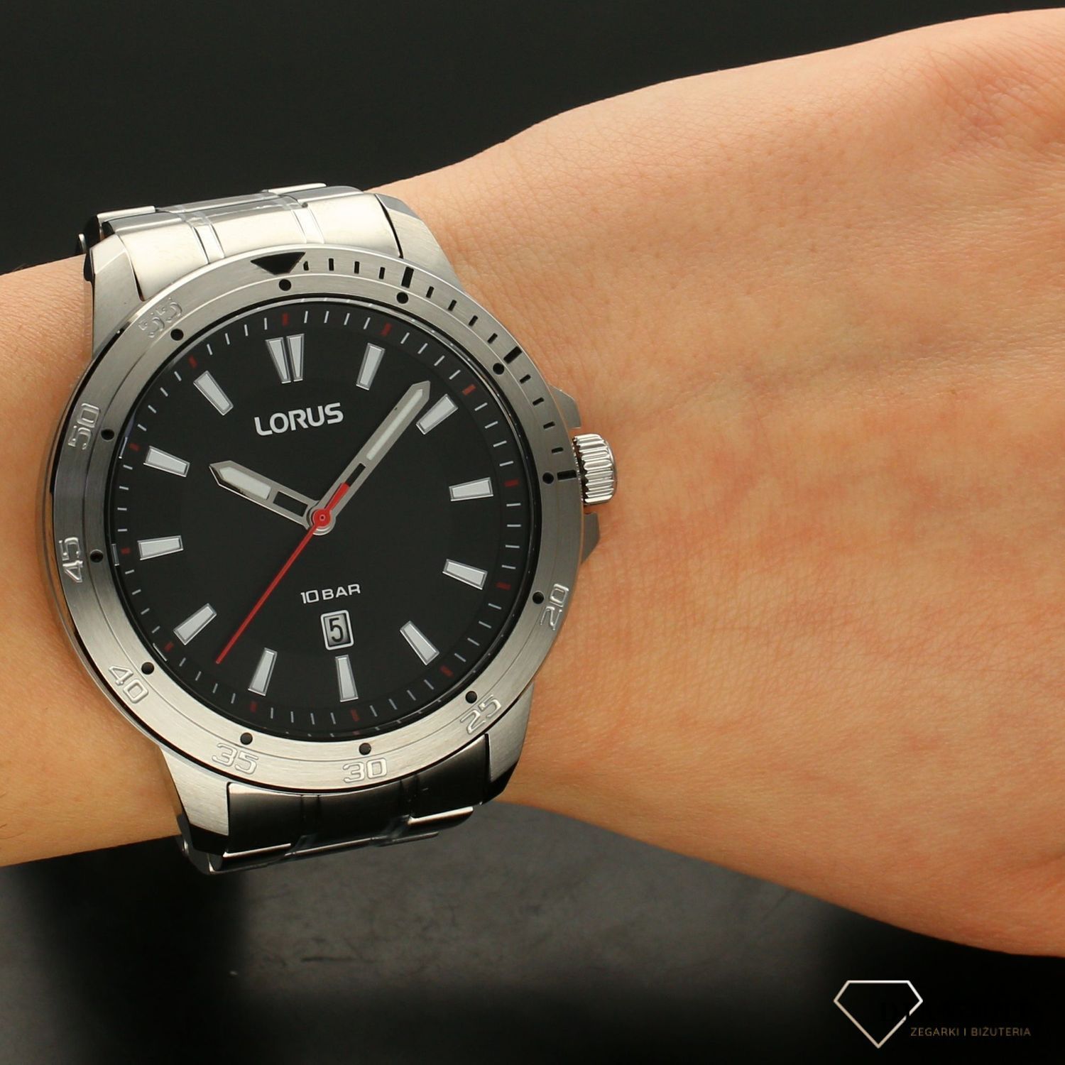 Zegarek męski Lorus na bransolecie 'sportowy' RH945MX9 ⌚ to męski zegarek✓ Zegarki Lorus ✓Zegarki męskie✓Zegarek męski na brasolecie✓ Autoryzowany sklep✓ Kurier Gratis 24h✓ Gwarancja najniższej ceny✓ Graw.jpg