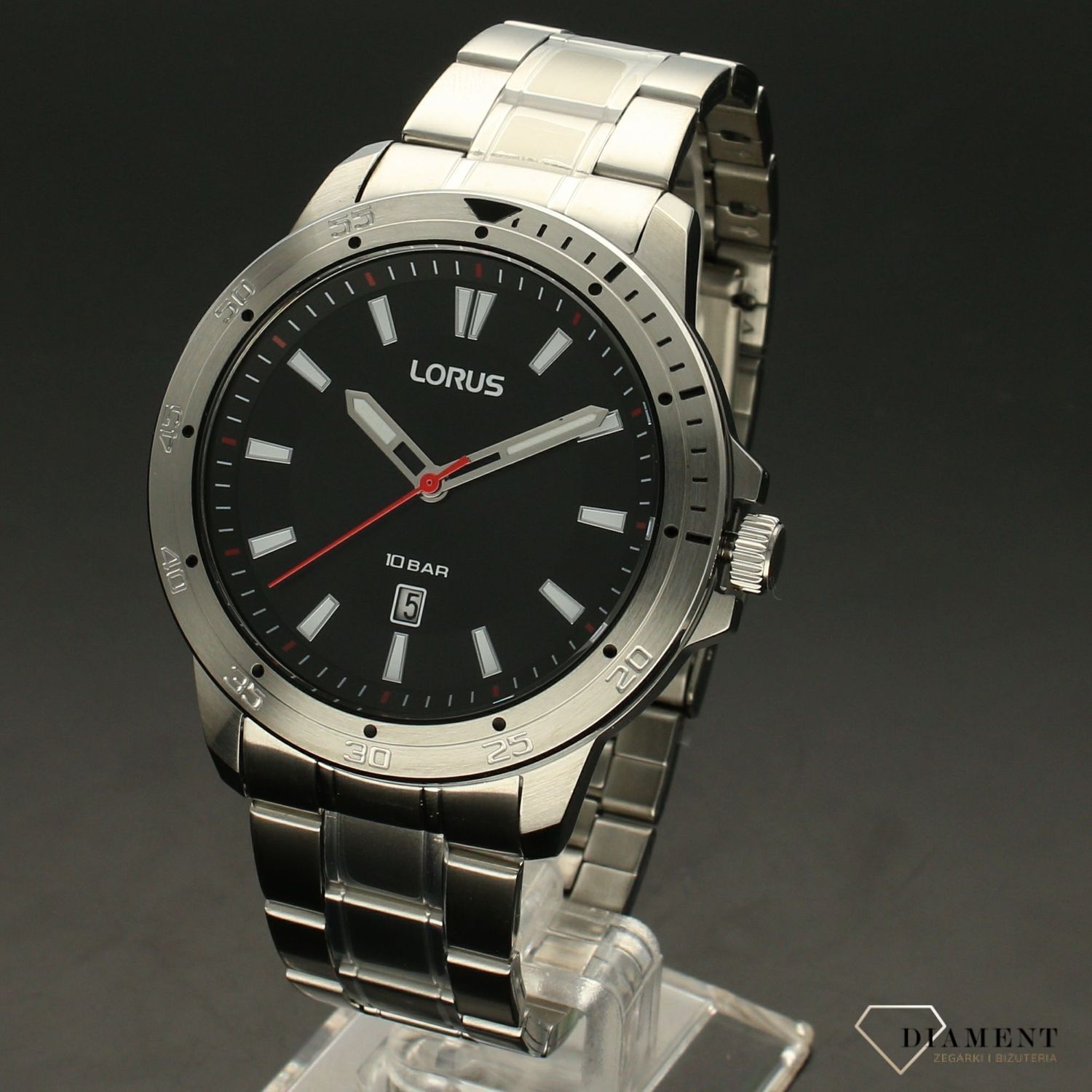 Zegarek męski Lorus na bransolecie 'sportowy' RH945MX9 ⌚ to męski zegarek✓ Zegarki Lorus ✓Zegarki męskie✓Zegarek męski na brasolecie✓ Autoryzowany sklep✓ Kurier Gratis 24h✓ Gwarancja najniższej ceny✓ Graw.jpg