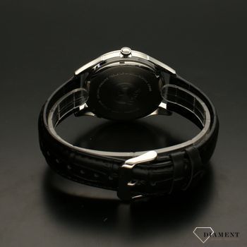 Zegarek męski na czarnym pasku Lorus RH949NX9  ze srebrną tarcza i czarnymi cyframi. Czytelny zegarek na prezent dla taty (4).jpg
