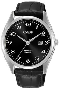 Zegarek męski na pasku 'Czarna klasyka' Lorus RH951NX9.jpg