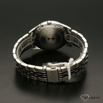 Zegarek męski na bransolecie stalowej Lorus RH953NX9  ze srebrną tarcza i czarnymi cyframi.  (4).jpg