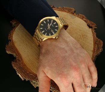 Zegarek męski Lorus RH962PX9. Męski zegarek na bransolecie. Zegarek klasyczny marki Lorus. Zegarek na złotej bransolecie. Zegarek stalowy. Zegarek męski klasyczny na bransolecie idealny na prezent (5).jpg