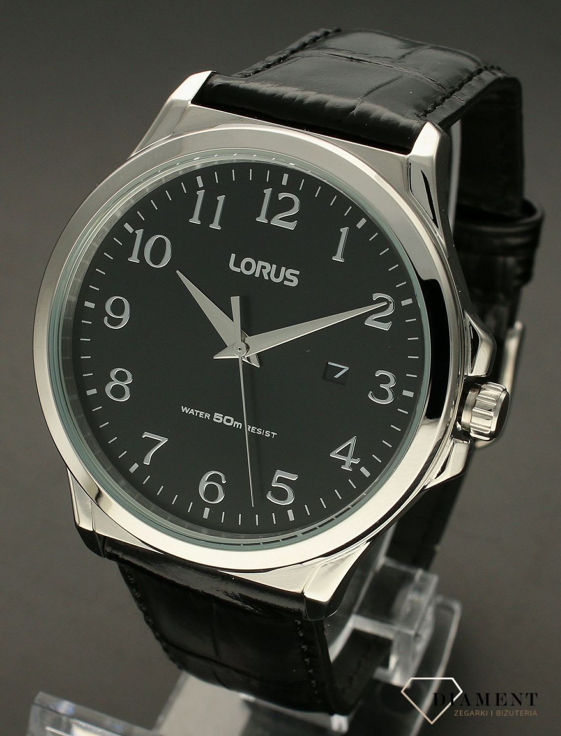 Zegarek męski Lorus Sport RH969KX8. Zegarek męski na pasku. Męski zegarek klasyczny firmy Lorus. Zegarek sportowy. Idealny zegarek męski elegancki na prezent. Grawer na zegarku..jpg