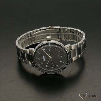 Zegarek męski na bransolecie, klasyczny z czarną tarczą Lorus RH977MX9 (3).jpg