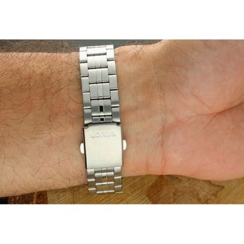 Stylowy zegarek męski Lorus RH977RX9 z zieloną tarczą, mechanizmem kwarcowym Seiko, szkłem mineralnym i wodoszczelnością do 100m. Idealny na co dzień i do aktywności.4.jpg