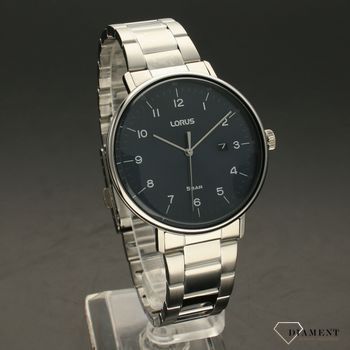 Zegarek męski klasyczny z niebieską tarczą Lorus RH979MX9 (1).jpg