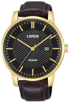 Zegarek męski LORUS Klasyczny na brązowym pasku RH980NX9.jpg