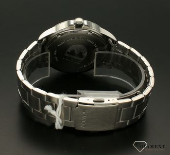 Zegarek męski Lorus na bransolecie z niebieską tarczą RH993NX9.  Zegarek męski w stylu minimalistycznym, który swoim wyglądem sprawia, że jest ponad (2).jpg